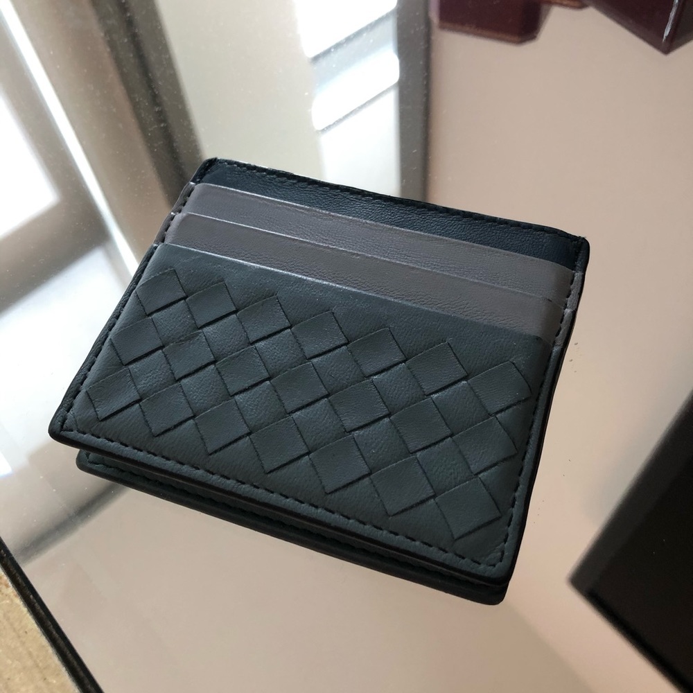 Bottega veneta card holder wallet